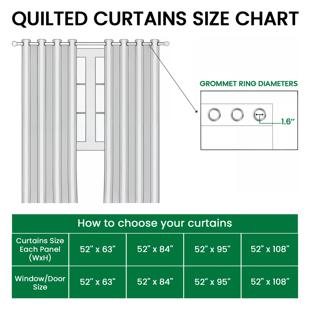 Cortinas Acolchadas Suncrest