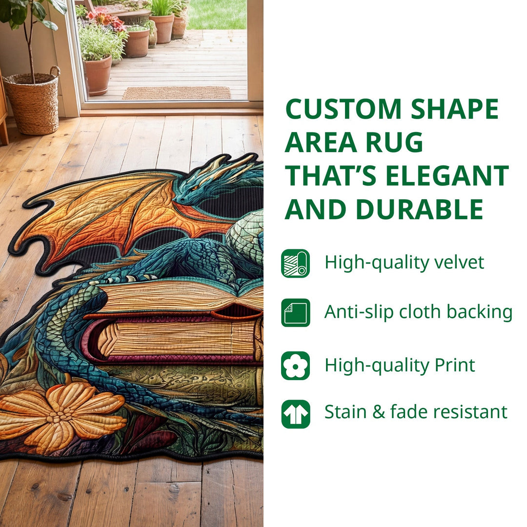 Alfombra de Área en Forma Personalizada Bigfoot del Bosque