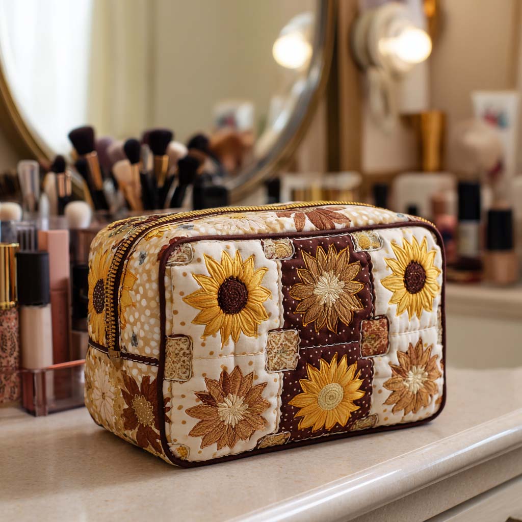 Bolso de Maquillaje Acolchado Daily Sunshine