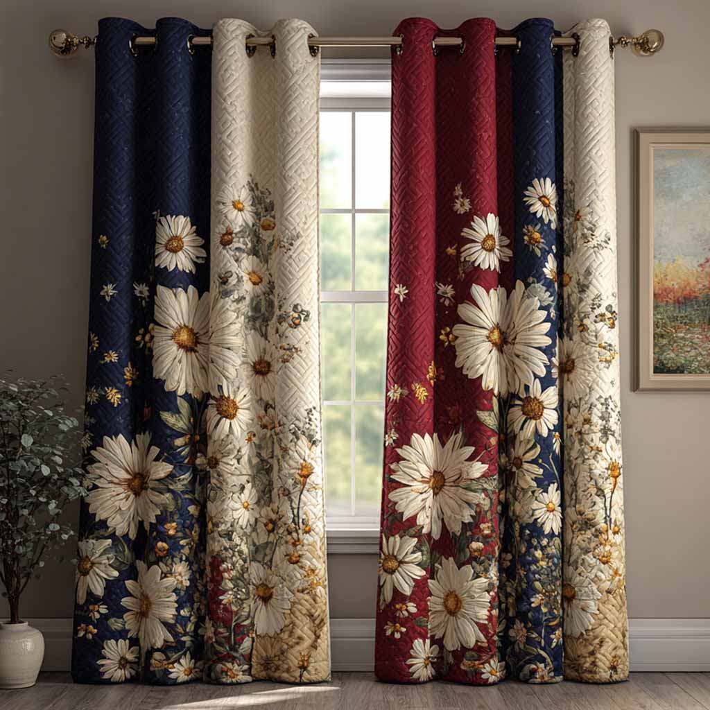 Cortinas Acolchadas Daisy Patriot
