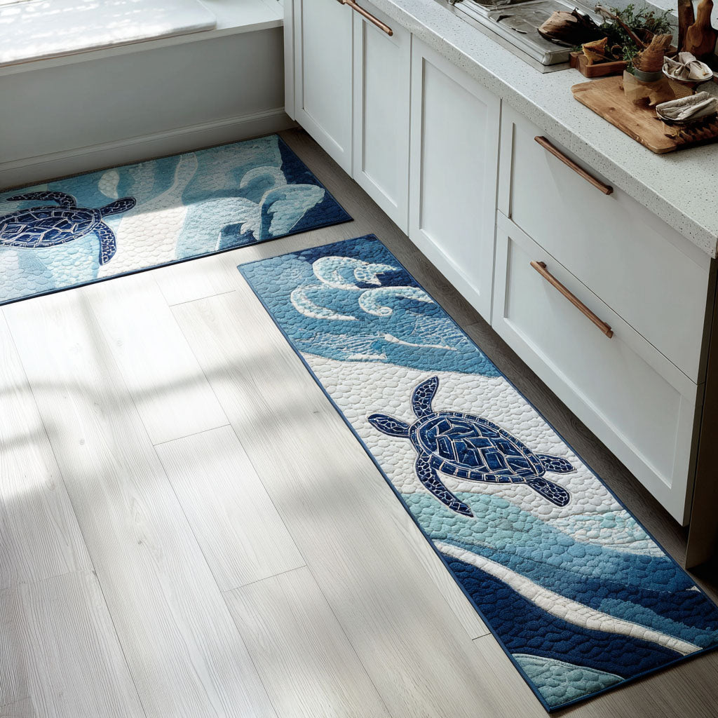 Alfombra de Cocina Deep Blue Drift