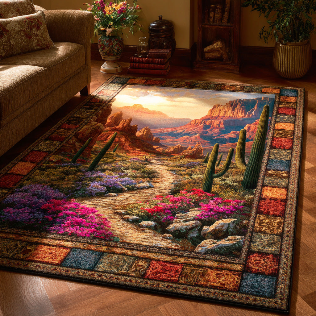 Alfombra de Área Desert Bloom