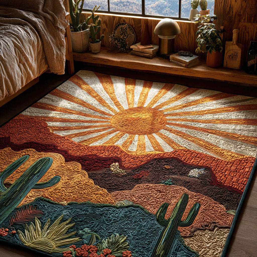 Alfombra de Área Glow Amanecer en el Desierto