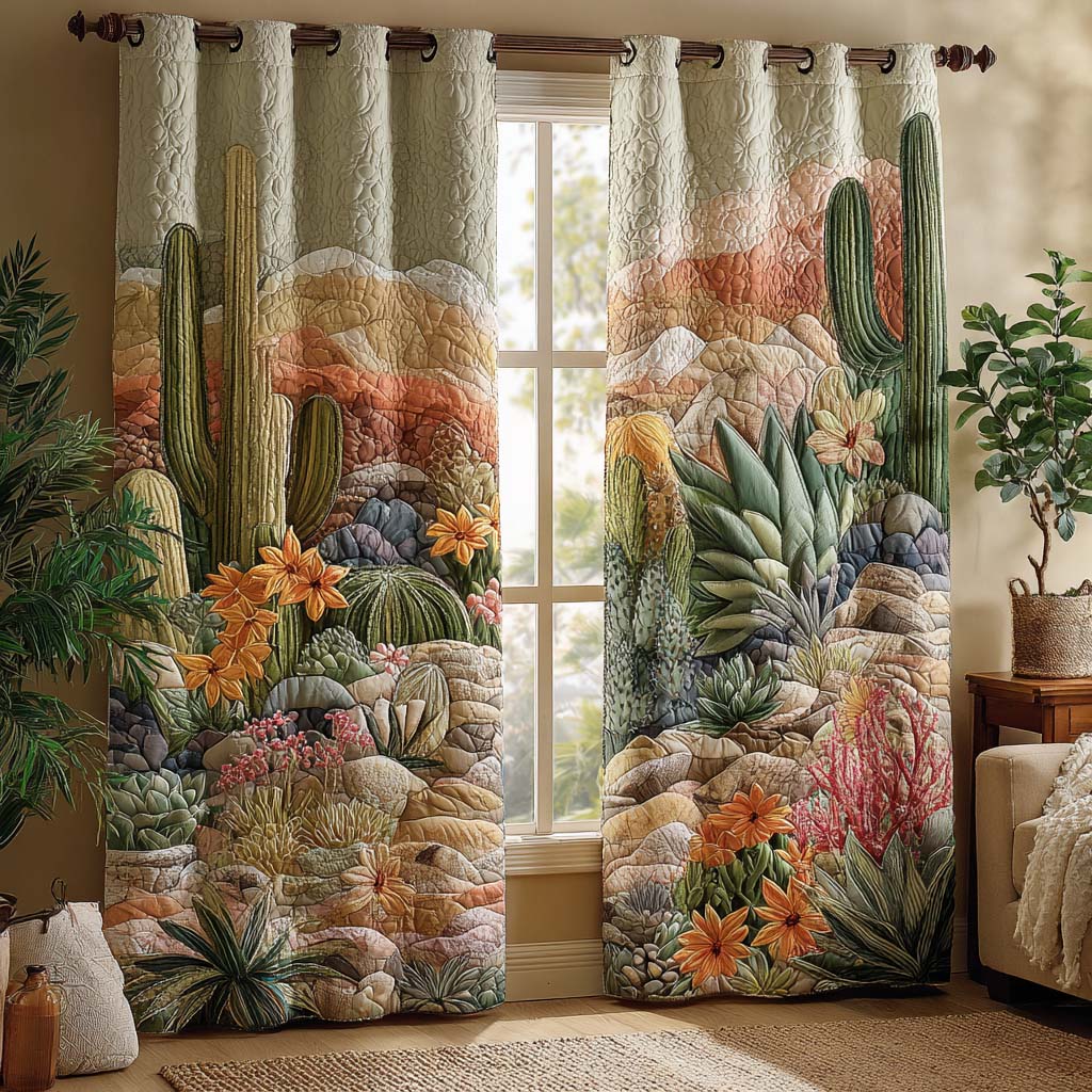 Cortinas Acolchadas Desert Glow Horizon