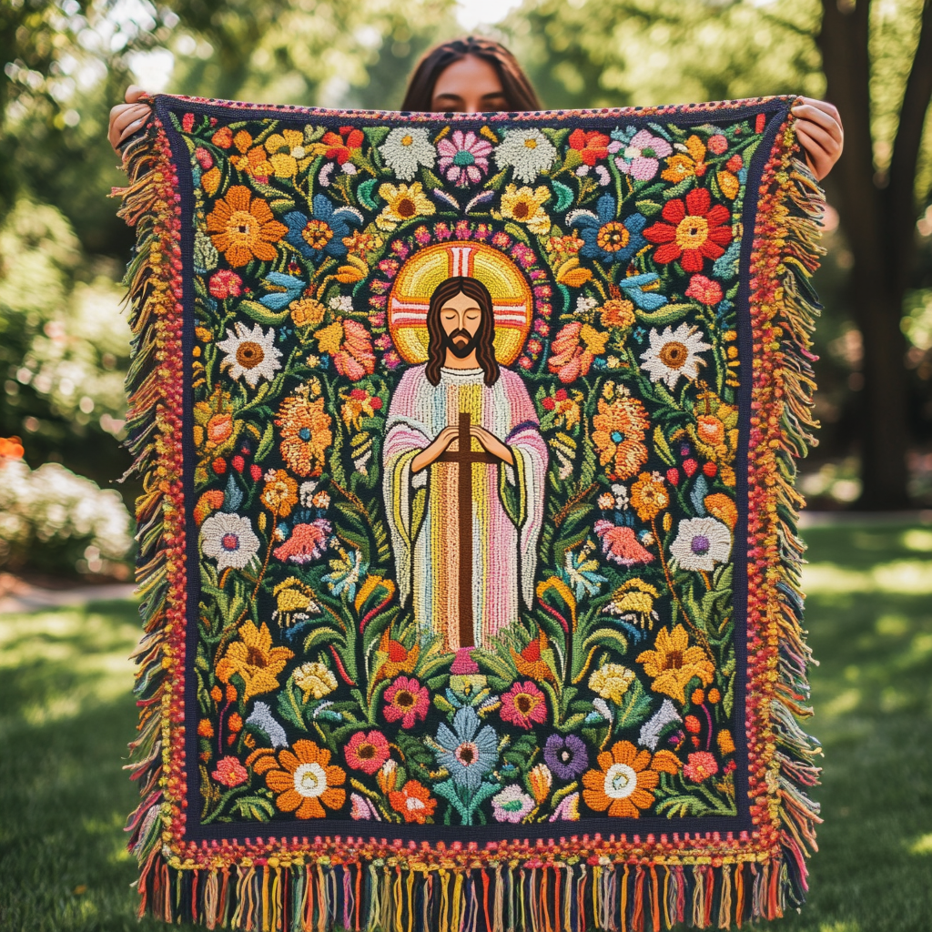 Manta Woven Divina Bloom