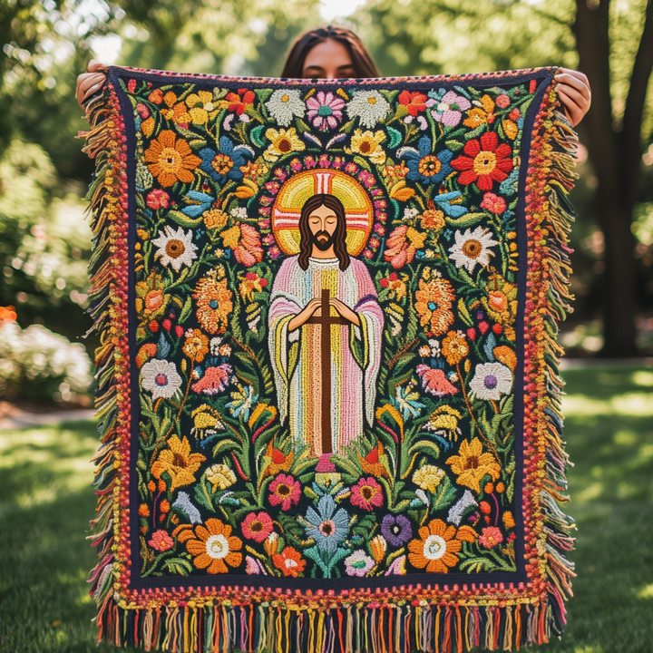 Manta Woven Divina Bloom