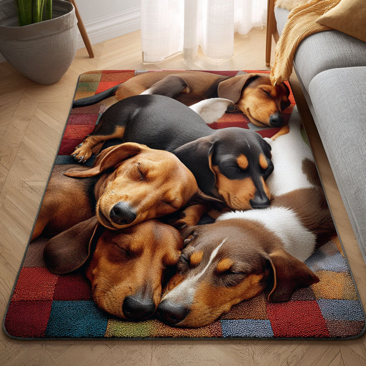 Alfombra de Área Doxie Nap Curl
