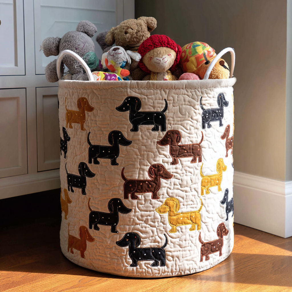 Cesta de Ropa Acolchada Doxie Trails