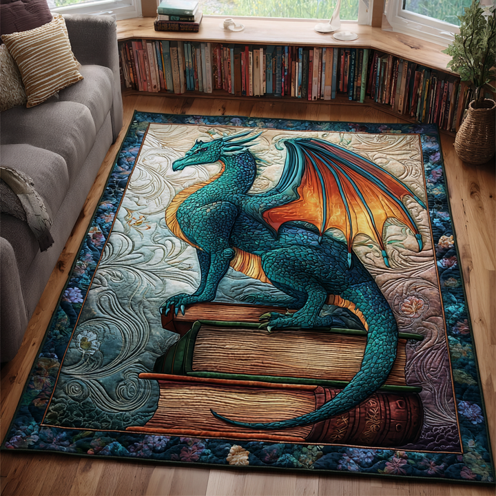 Alfombra de Área Llama de Dragón