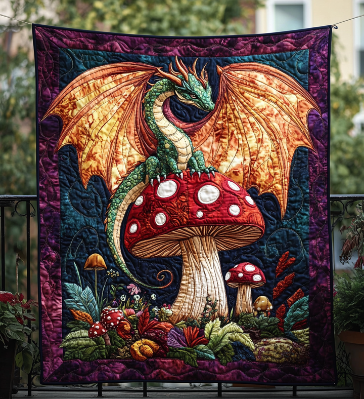 Manta Acolchada Dragon Shroom