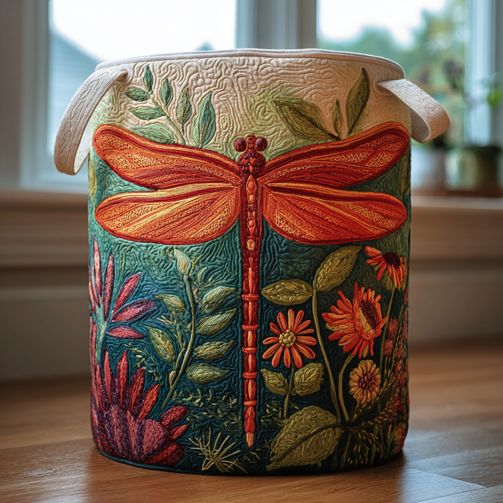 Cesta de Ropa Acolchada Dragonfly Grace
