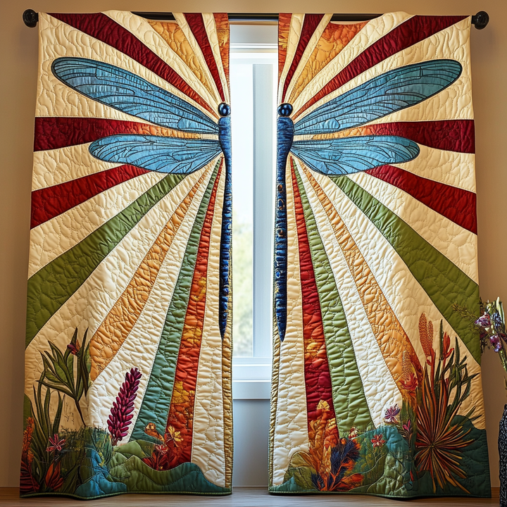 Cortinas Acolchadas con Espíritu de Libélula