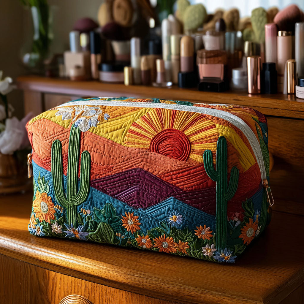 Bolsa de Maquillaje Acolchada Dusty Trails
