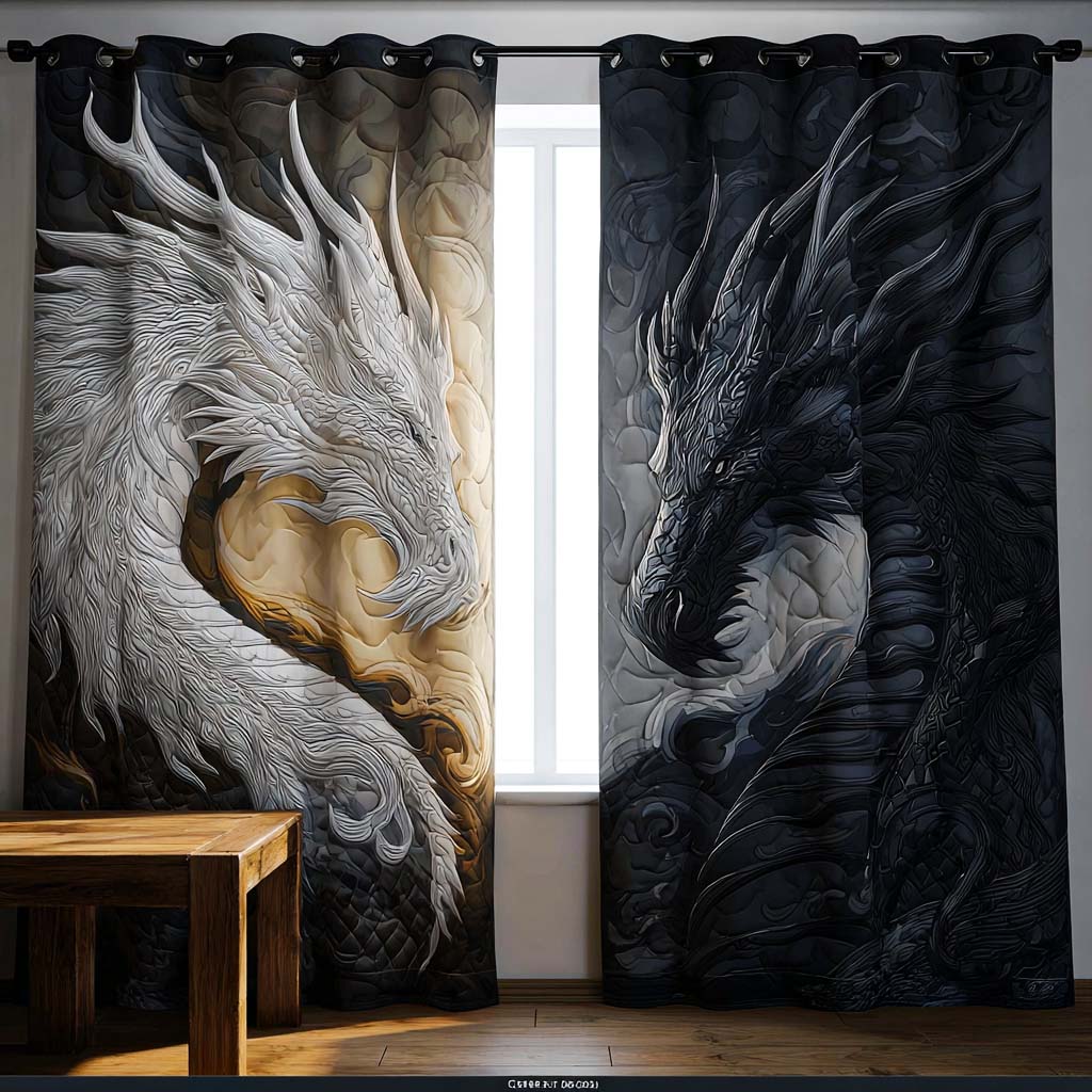 Cortinas Acolchadas Dragón Terrenal