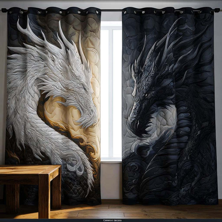 Cortinas Acolchadas Dragón Terrenal