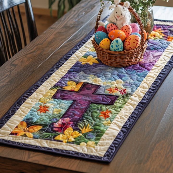 Camino de Mesa Acolchado de Bendiciones de Pascua
