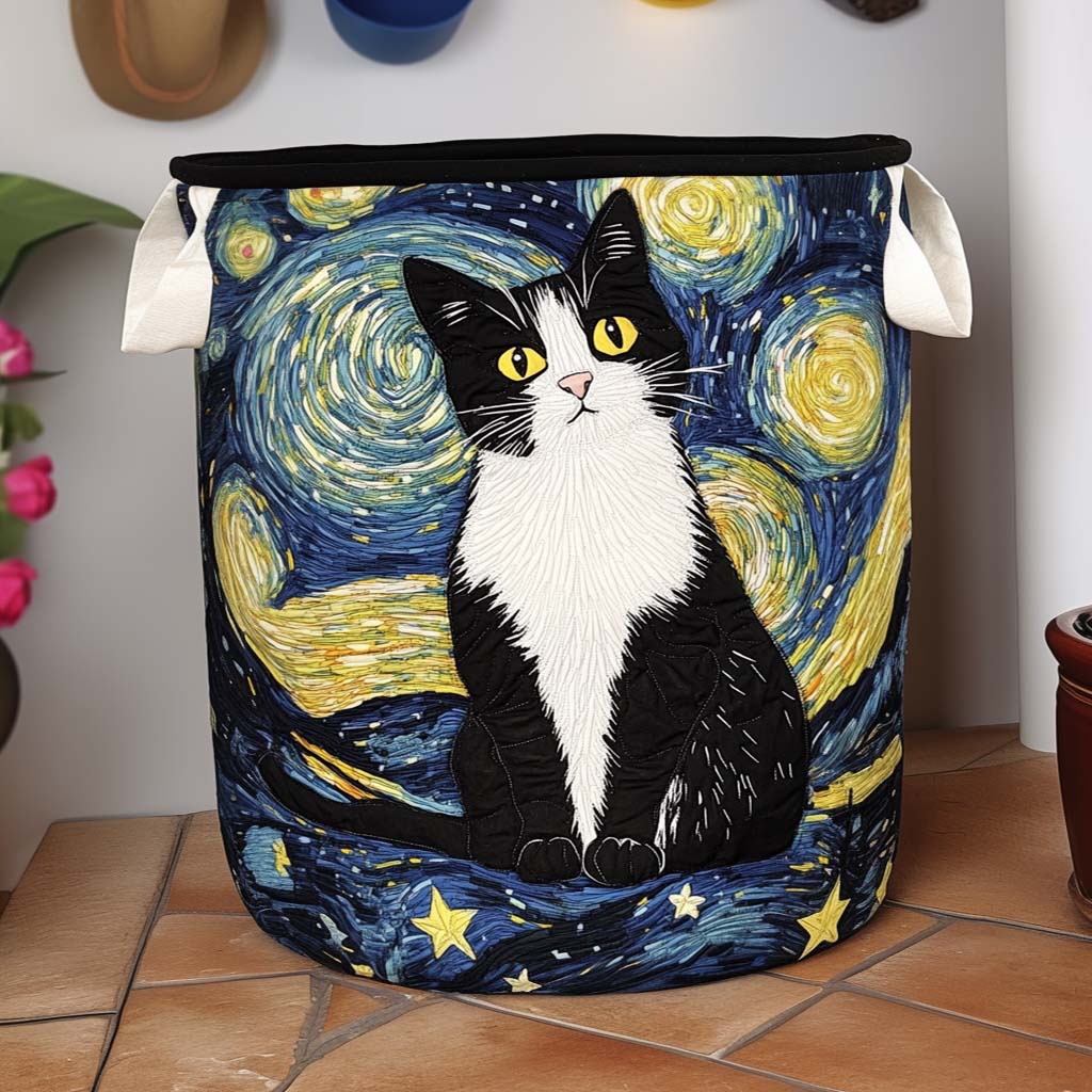 Cesta de Ropa Acolchada para Gatos Elegante
