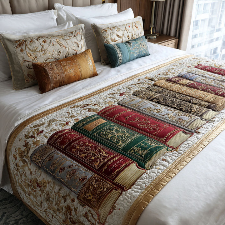 Caminito de Cama Acolchado Páginas Elegantes