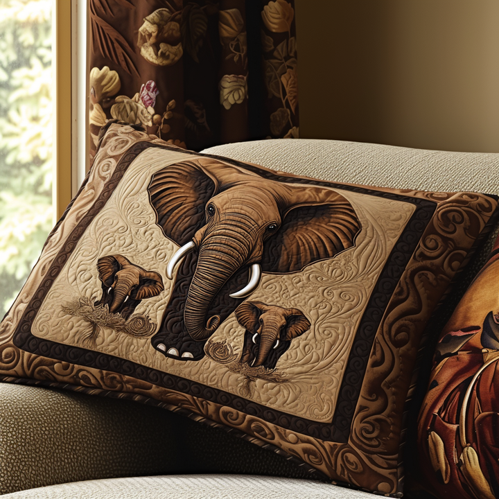 Funda de Almohada de Edredón de Elefante