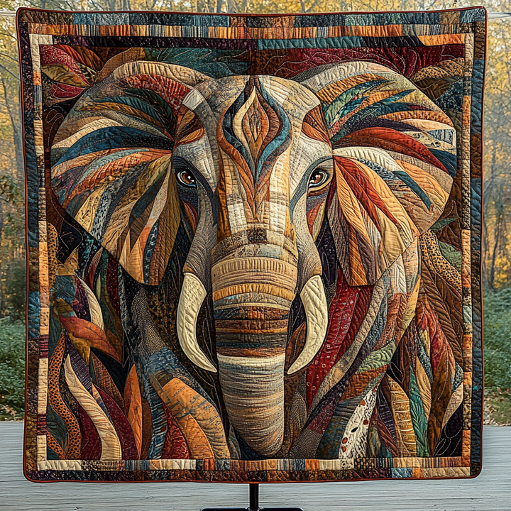 Manta Acolchada Oasis Elefante