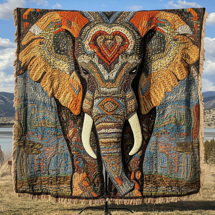 Manta Woven Safari de Elefante