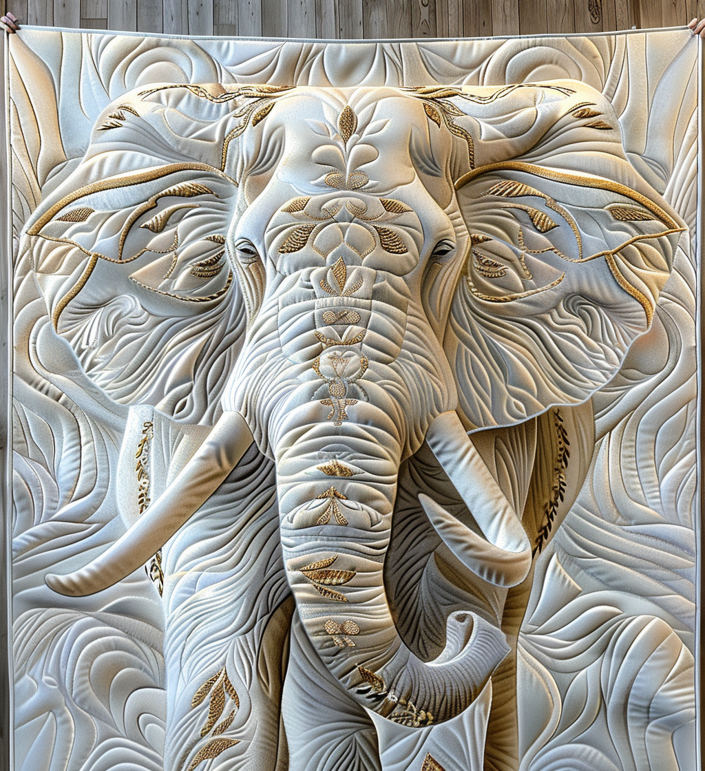 Manta Acolchada de Sabiduría de Elefante