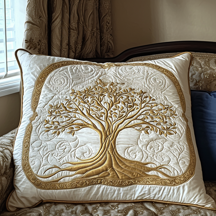 Funda de Almohada Acolchada Árbol Eterno