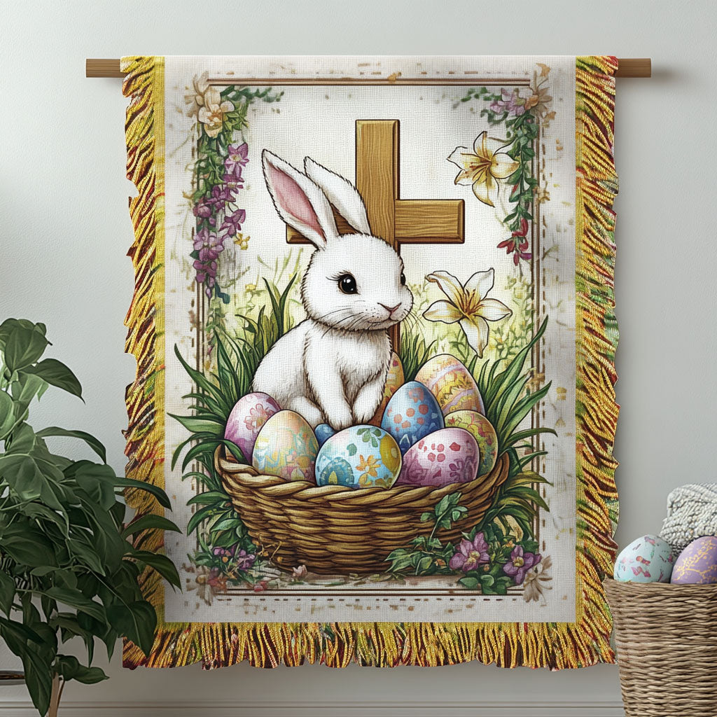 Manta Tejida de Conejo de Pascua Fiel