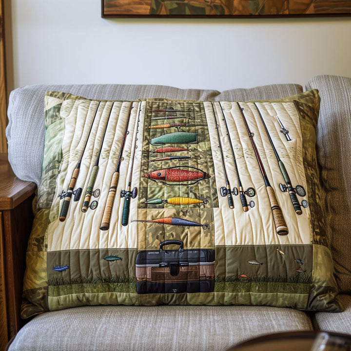 La Funda de Almohada de Ropa de Cama Acolchada Fish Lodge