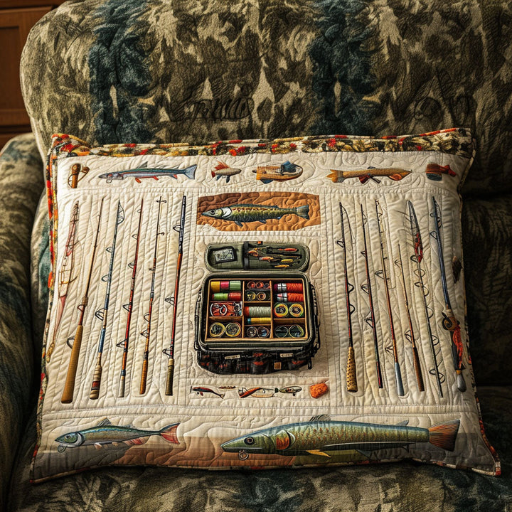 Funda de Almohada de Ropa de Cama Acolchada de Expedición de Pesca