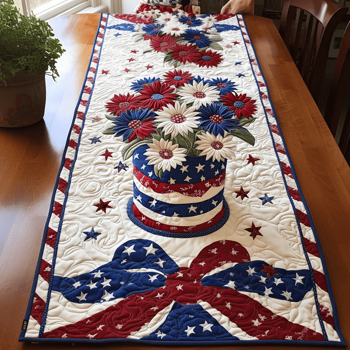 Caminito de Mesa Acolchado Floral