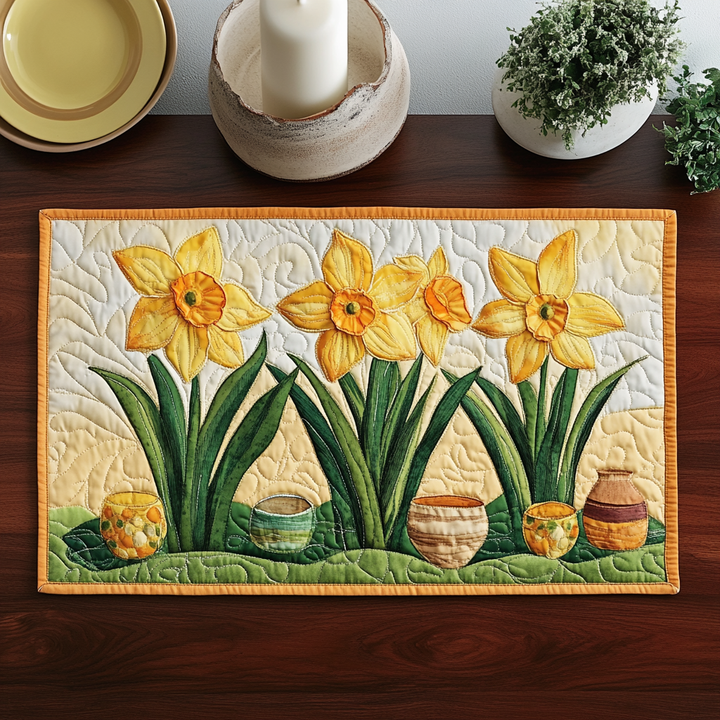 Mantel Individual Acolchado Floral Delight