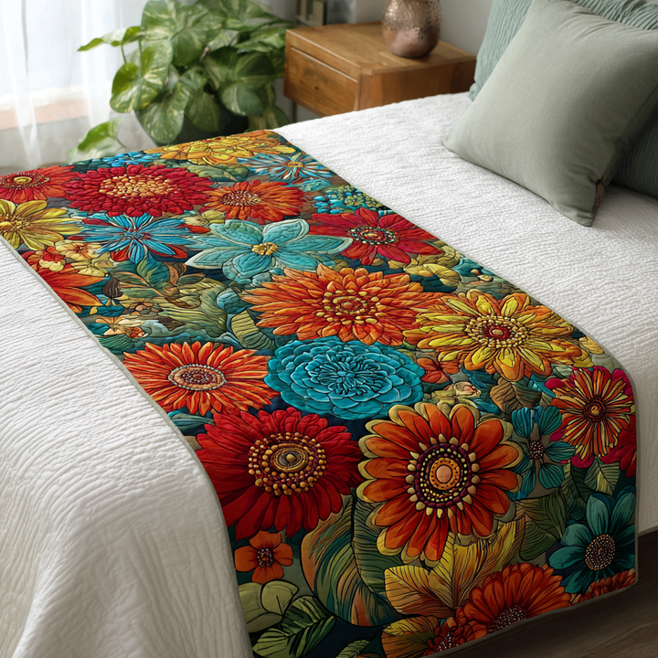Caminito de Cama Floral Joy