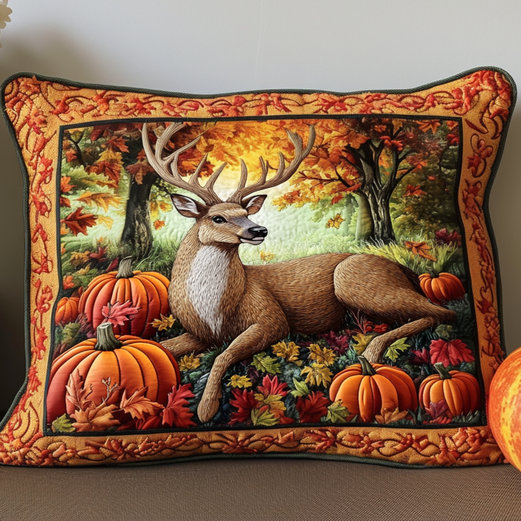 Funda de Almohada de Ropa de Cama Acolchada de Animales del Bosque