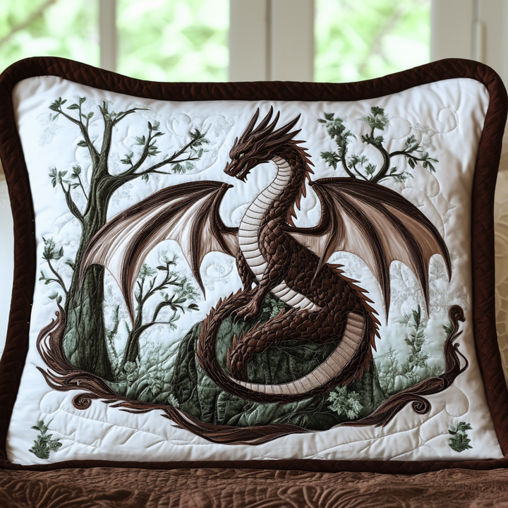 Funda de Almohada Acolchada Forest Sentinel