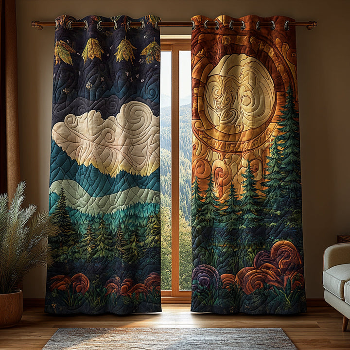 Cortinas Acolchadas Forest Haven