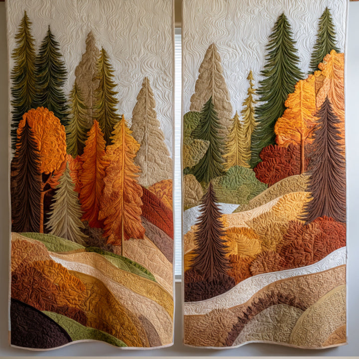 Cortinas Acolchadas Forest Haven