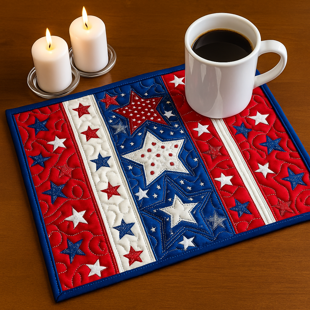 Mantel Individual Acolchado Freedom Threads