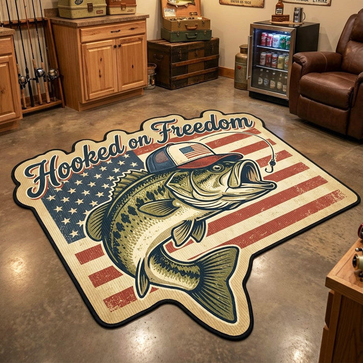 Alfombra de Área de Forma Personalizada Freedom Bass