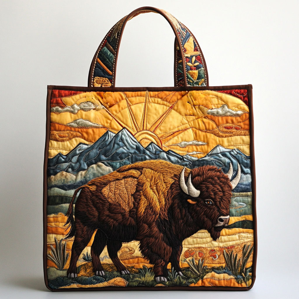 Bolsa Tote Acolchada Freedom Bison