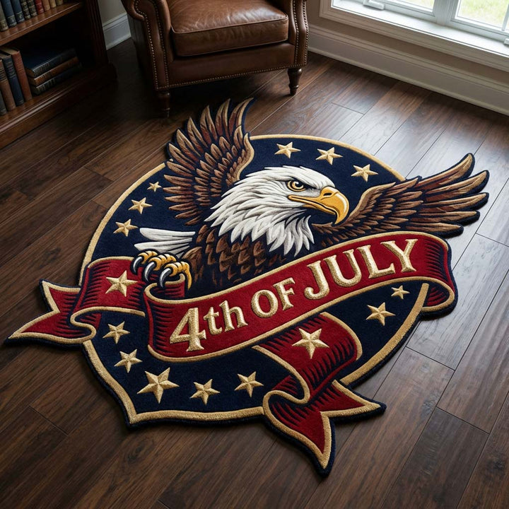 Alfombra de Área en Forma Personalizada Águila de la Libertad