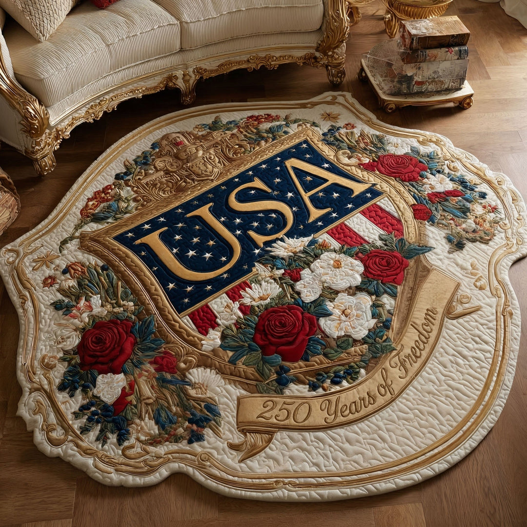 Alfombra de Área de Forma Personalizada Freedom Map
