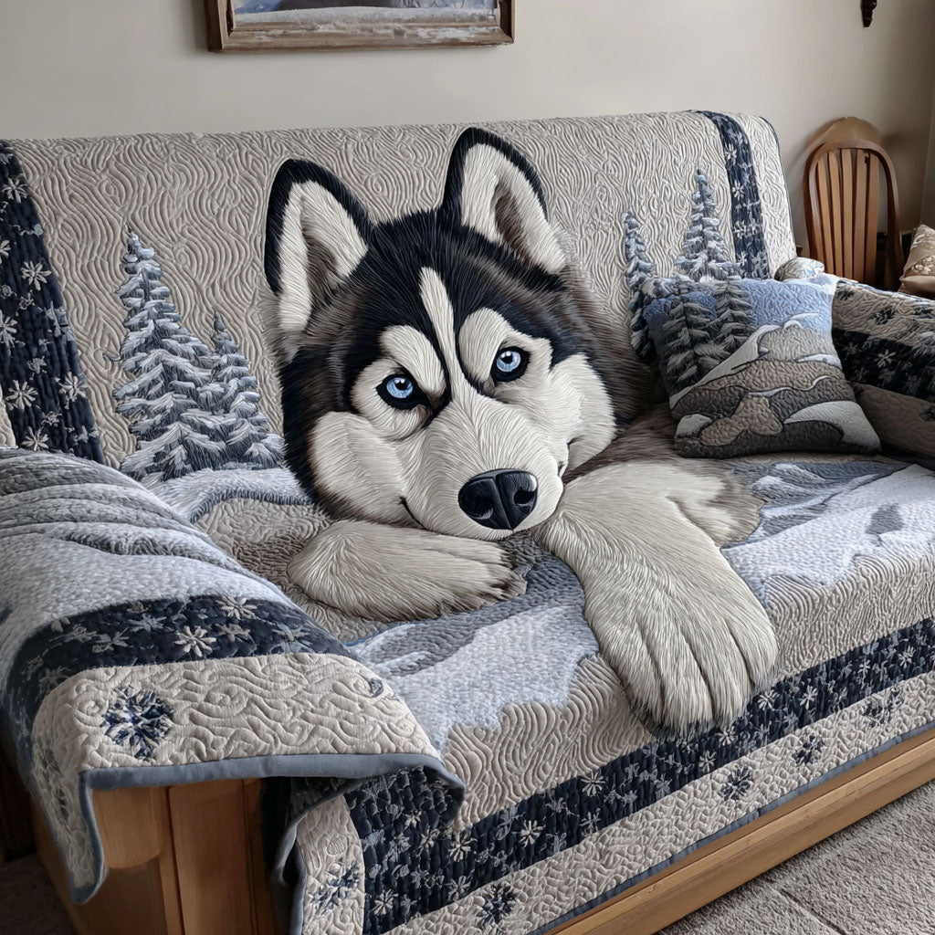 Funda de Sofá Acolchada Frostwind Husky
