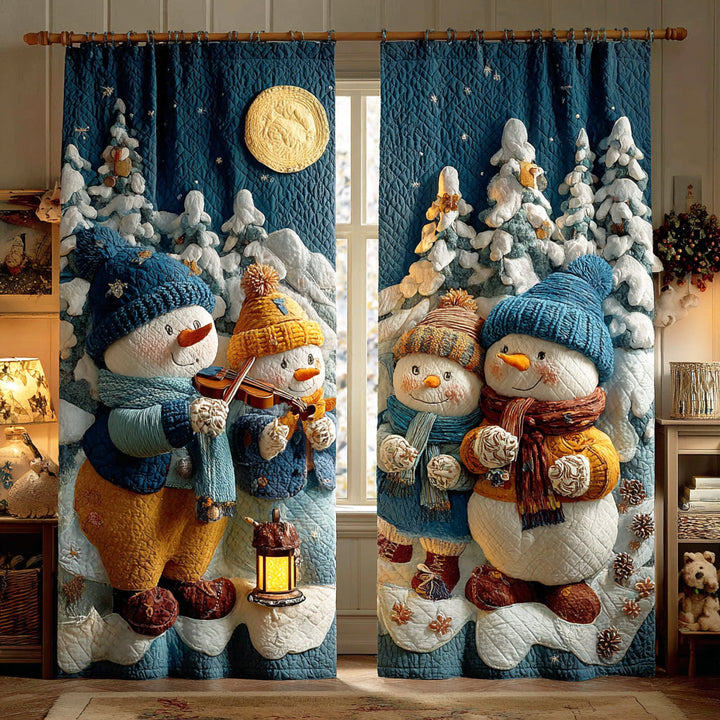 Cortinas Acolchadas Frosty Smile Night