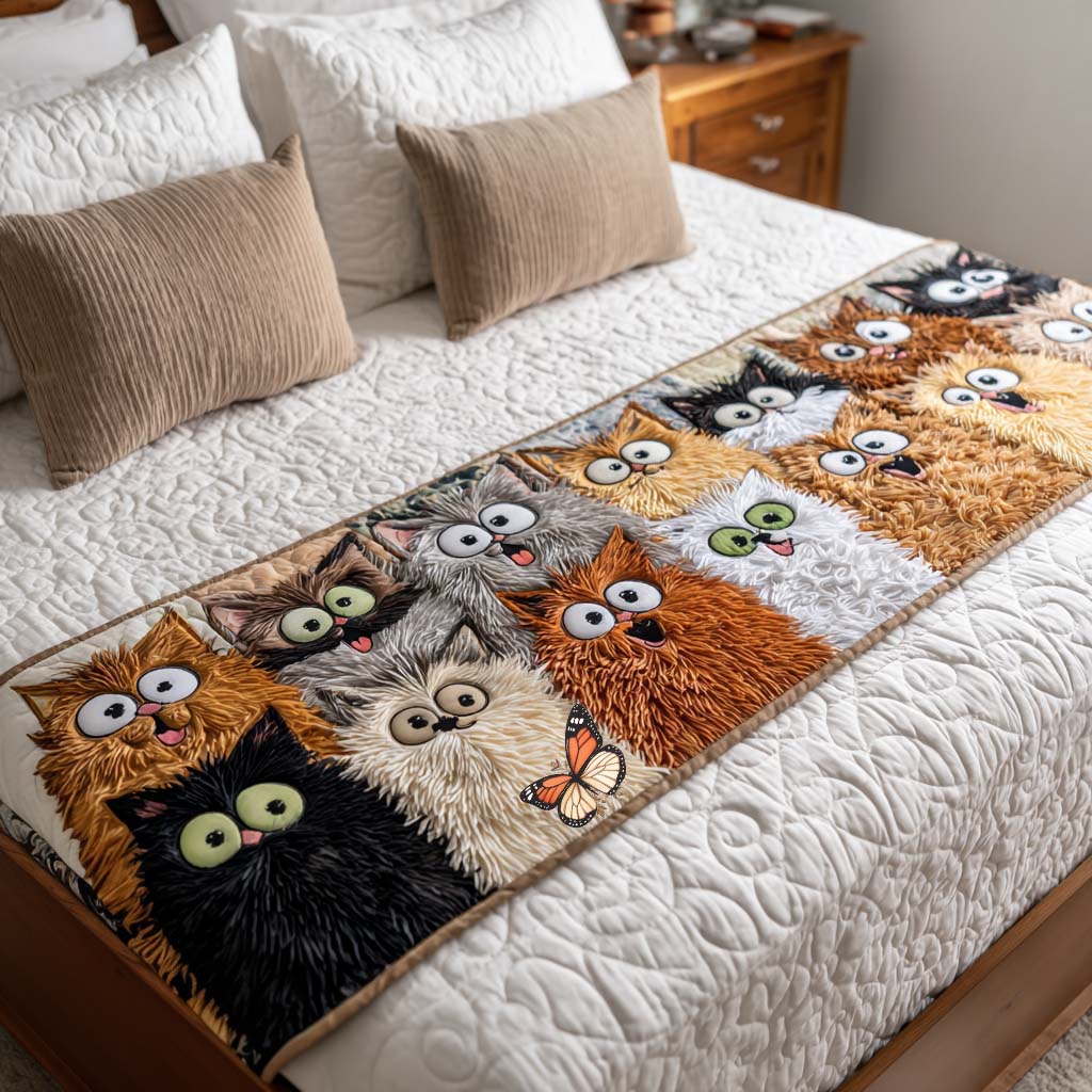 Caminito de Cama de Gatos Divertidos