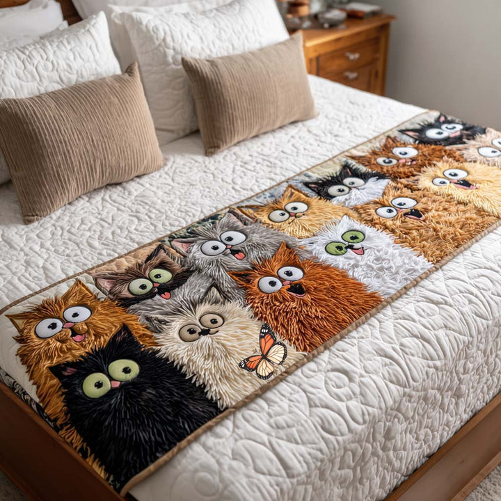 Caminito de Cama de Gatos Divertidos