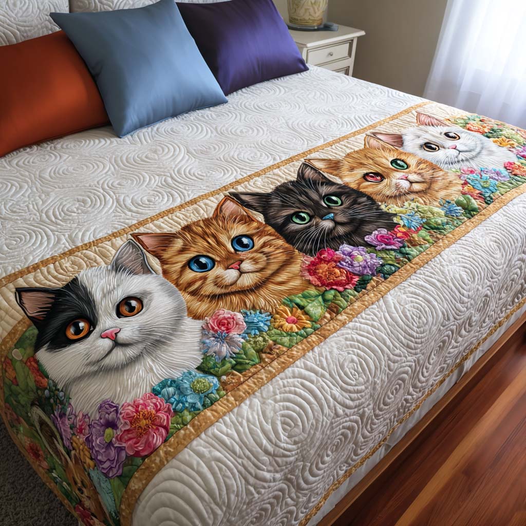 Caminito Acolchado para Cama de Gatos de Jardín