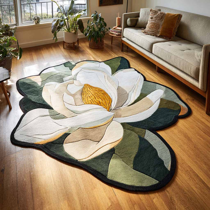 Alfombra de Área de Forma Personalizada Garden Glow