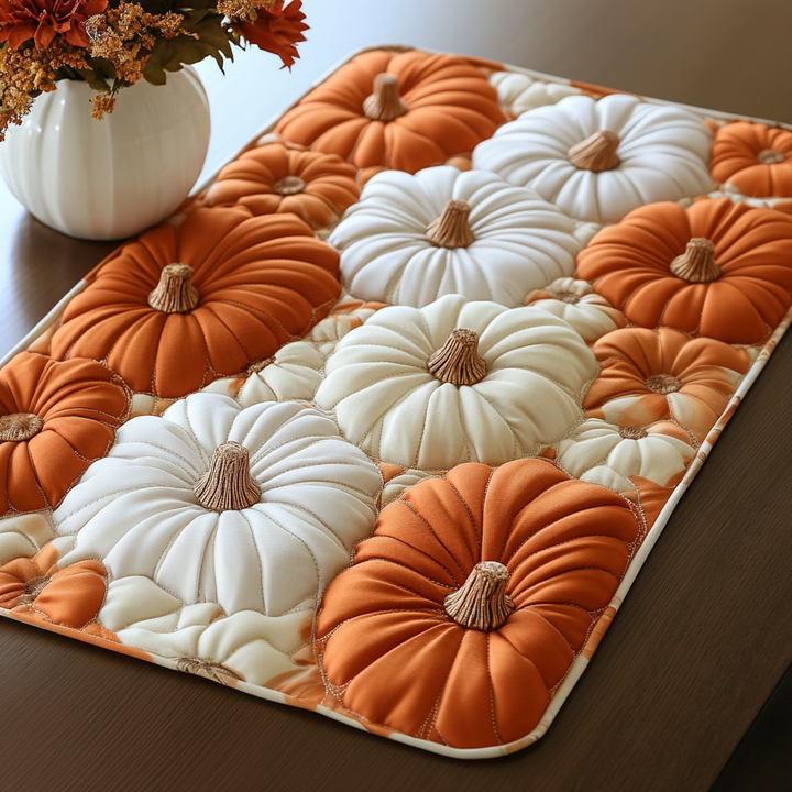 Mantel Individual Acolchado Otoño Dorado