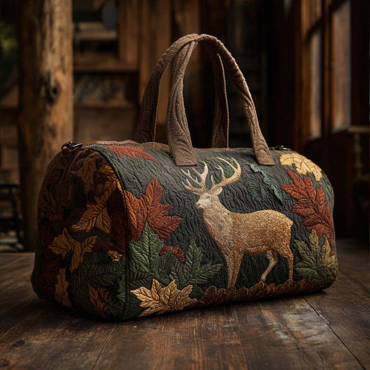 Bolsa de Viaje Acolchada con Astas Doradas